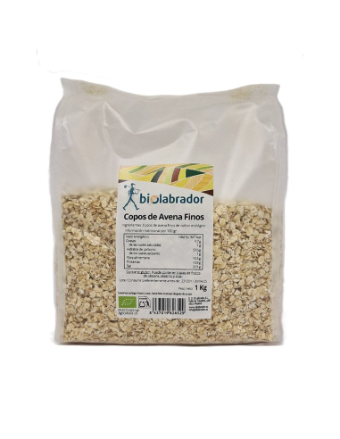 Copos de Avena Finos Biolabrador | Nutrición Natural y Saludable