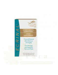 Uñas y Cabello Saludables con 30 Cap de Ecrinal