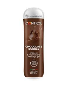 Control Gel Masaje Bubble Chocolate 200 ml  Relajación Total