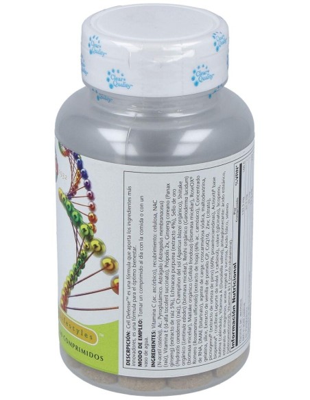 Cell Defense Solaray 60 Comp. | Protección Celular Natural