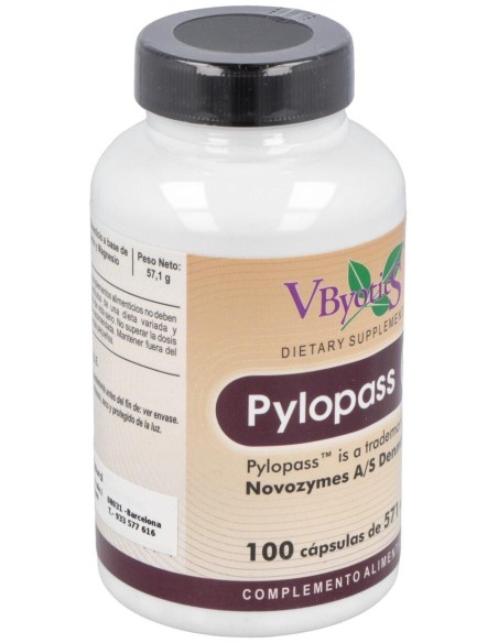 Pylopas 100 Cápsulas Vegetales Vbyotics