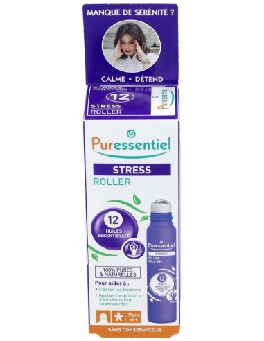Roller Sos Relax Puressentiel 12 Aceites Esenciales 5ml