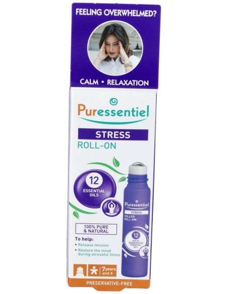 Roller Sos Relax Puressentiel 12 Aceites Esenciales 5ml