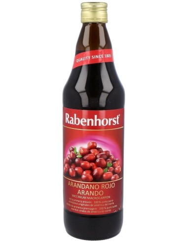 Zumo Arandano Rojo Americano 750Ml. de Rabenhorst