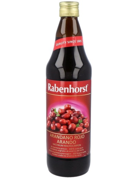 Zumo Arandano Rojo Americano 750Ml. de Rabenhorst
