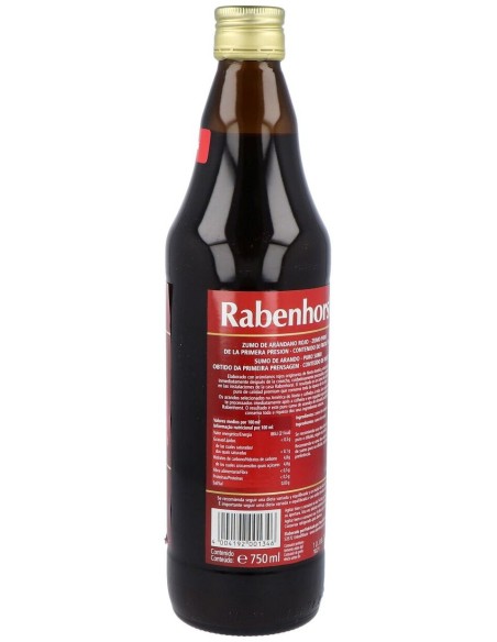 Zumo Arandano Rojo Americano 750Ml. de Rabenhorst