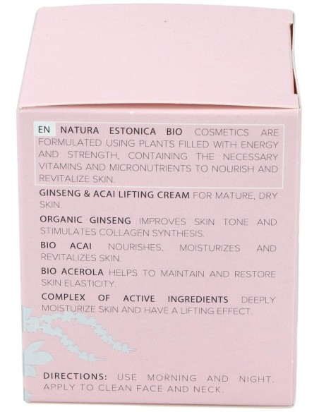 Crema Facial Ginseng-Acai 50 Mililitros Bio Natura Estonica