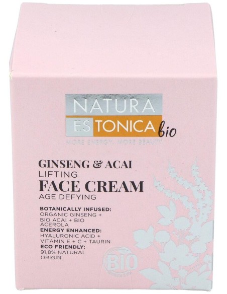 Crema Facial Ginseng-Acai 50 Mililitros Bio Natura Estonica