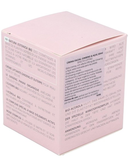 Crema Facial Ginseng-Acai 50 Mililitros Bio Natura Estonica