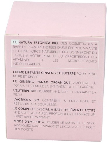 Crema Facial Ginseng-Acai 50 Mililitros Bio Natura Estonica
