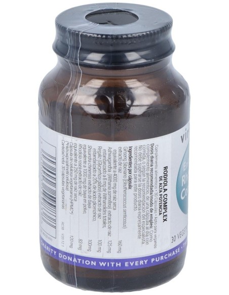 Rhodiola Complex 30 Cápsulas Veg. Viridian