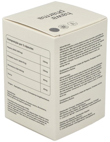 Hawa Enzym 60Cap. | Suplemento Digestivo Natural Hawa Pharma