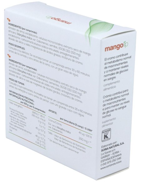 Mangolip 28 Comprimidos de Soria Natural