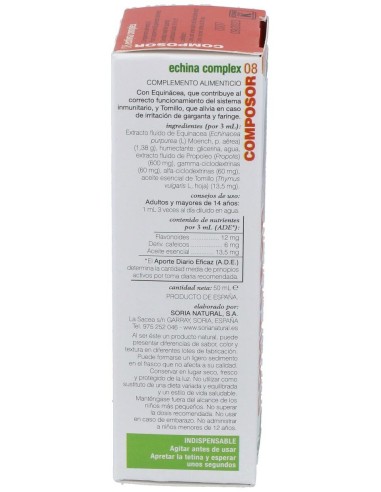 Composor 8 Echina Complex Xxi 50Ml. de Soria Natural