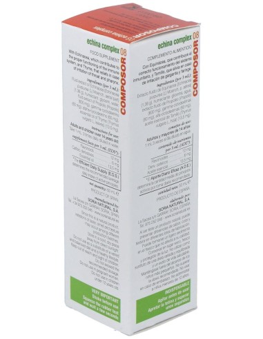 Composor 8 Echina Complex Xxi 50Ml. de Soria Natural