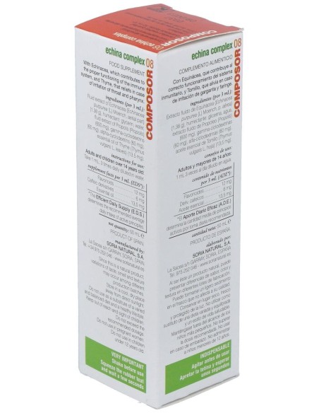 Composor 8 Echina Complex Xxi 50Ml. de Soria Natural