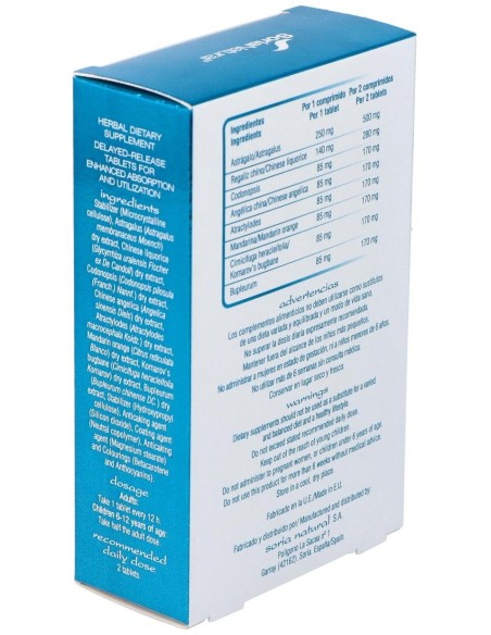 Chinasor 12 Bu Zhong Yi Qi Wan 30 Comprimidos de Soria Natural