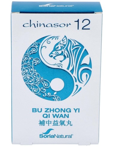 Chinasor 12 Bu Zhong Yi Qi Wan 30 Comprimidos de Soria Natural