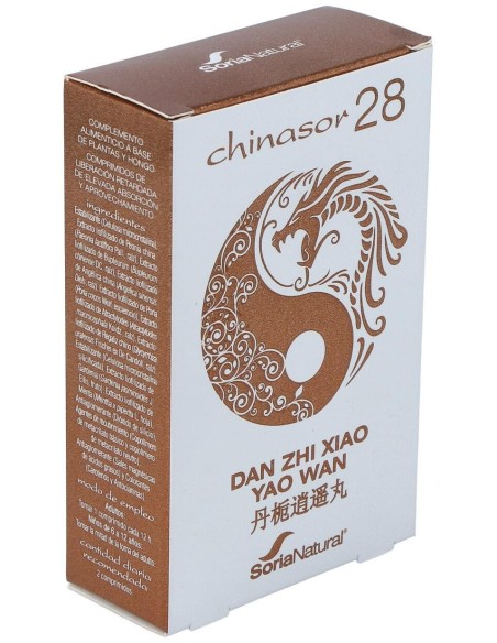 Chinasor 28 Dan Zhixiao Yao Wan 30 Comprimidos de Soria Natural