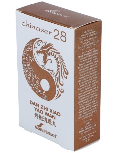 Chinasor 28 Dan Zhixiao Yao Wan 30 Comprimidos de Soria Natural