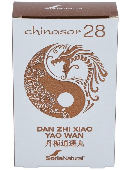 Chinasor 28 Dan Zhixiao Yao Wan 30 Comprimidos de Soria Natural