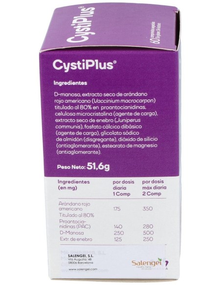 Cystiplus 60 Comprimidos de Salengei