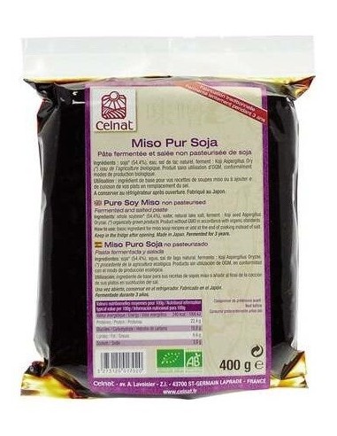 Hatcho Miso 400Gr Bio de Celnat