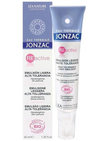 Reactive Emulsion Ligera Alta Tolerancia 40 Mililitros Bio Jonzac Eco-Bio
