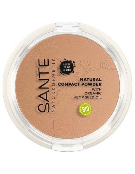 Maquillaje Compacto Sante Warm Honey 03 - 9Gr Natural