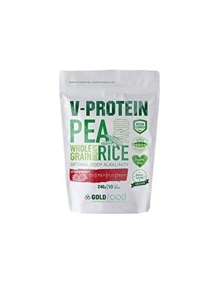 V-Protein Fresa 240Gr. de Gold Nutrition