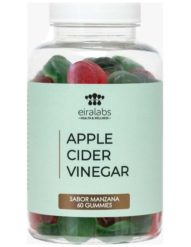 Apple Cider Vinegar Vinagre De Manzana 60Gummies Eiralabs
