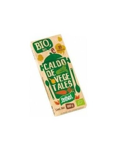 Caldo Vegetal Bio Santiveri 10 Pastillas  Sabor Natural