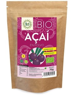 Açaí En Polvo Bio 70 Gramos  Sol Natural 2