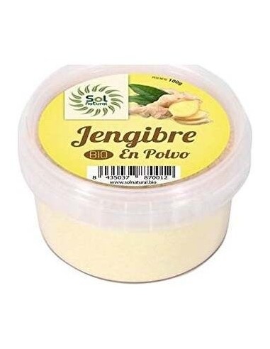 Jengibre En Polvo Bio 100 G de Solnatural