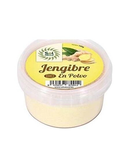 Jengibre En Polvo Bio 100 G de Solnatural