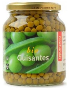 Guisantes Cocidos 350Gr. Bio de Machandel 2